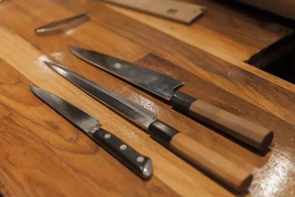 A sushi chefs cutlery. — Stock Photo, Image