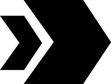 ok simgesi tasarımı, vektör illüstrasyonu