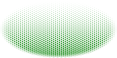 Bu grafik boyutu ve yoğunluğu değişen küçük yeşil karelerden oluşan dinamik bir yarım ton deseni içeriyor, merkezden dışarıya doğru yayılan organik, dairesel bir gradyan etkisi yaratıyor..