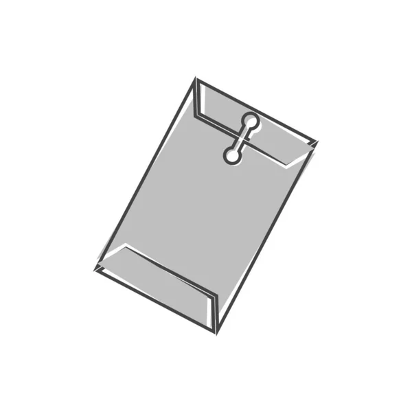 Vector Umschlag Symbol Für Papier Und Dokumente Cartoon Stil Auf — Stockvektor