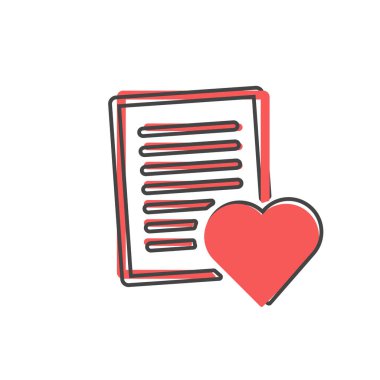 Beyaz izole edilmiş arkaplanda çizgi film tarzında istek listesi simgesi. Kolayca düzenlemek için katmanlar gruplandırıldı. Tasarımın için..