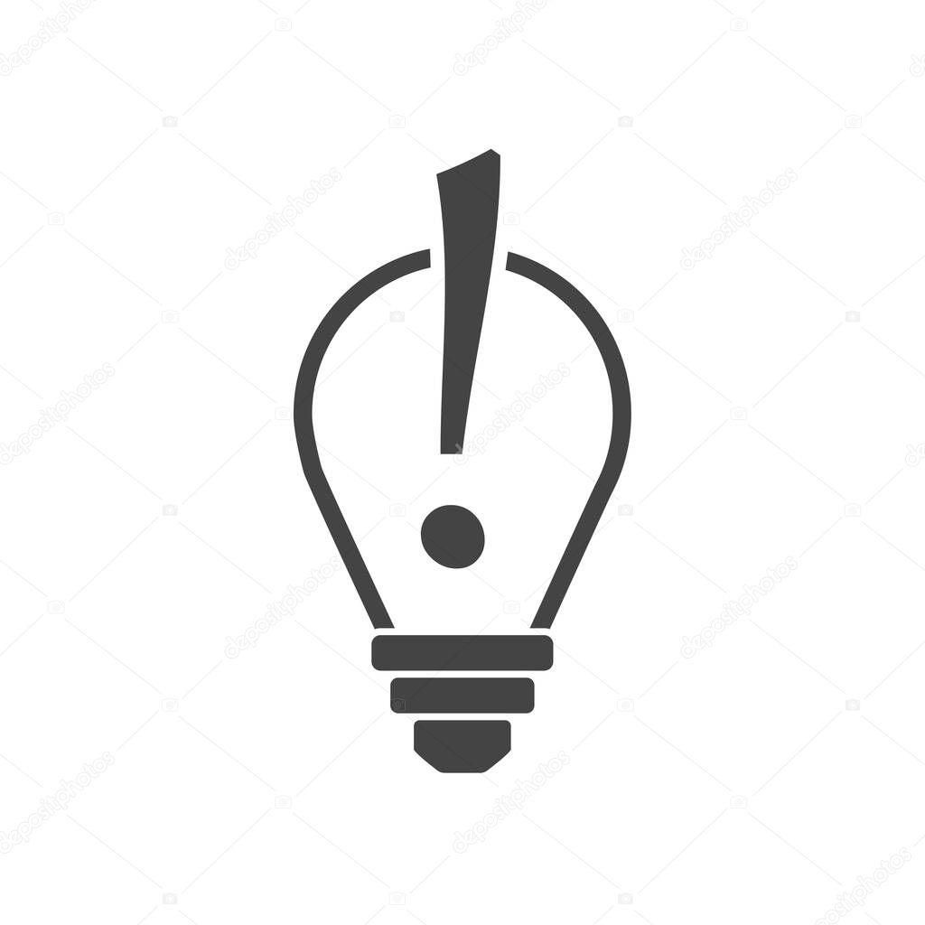 Icono Vector Solución Problema Bombilla Con Signo Interrogación Estilo  Dibujos Vector de stock por ©oksanaoo 440641342, image size:1024x1024