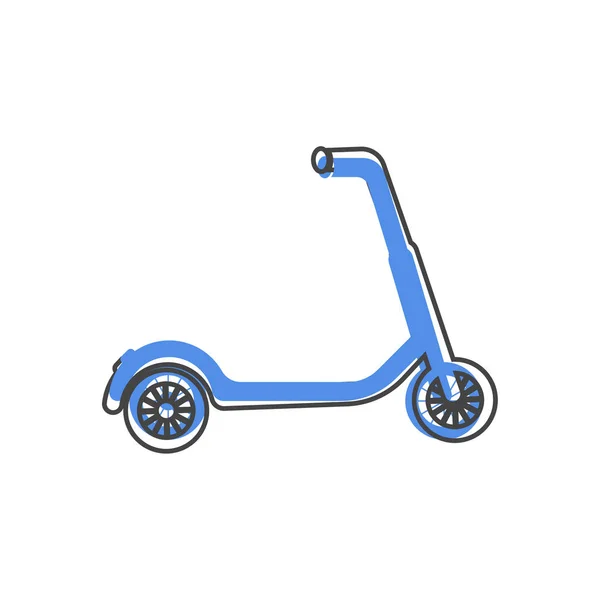 Scooter Vektor Symbol Auf Cartoon Stil Auf Weißem Hintergrund Isoliert — Stockvektor