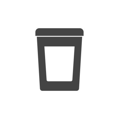 Beyaz izole arka planda vektör tüpü ve yüz bakımı ikonu. Kolayca düzenlemek için katmanlar gruplandırıldı. Tasarımın için..