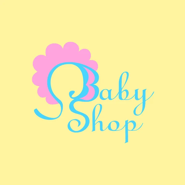 Baby Shop. Logo du magasin — Image vectorielle