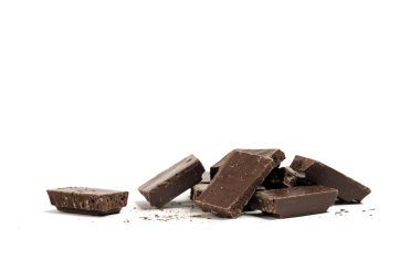 Altın kutusunda Fındıklı çikolata closeup tamburun etrafında döner