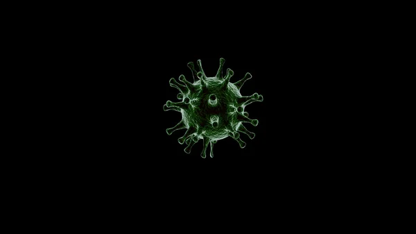 Bacterias, virus, células Ilustración 3D — Foto de Stock