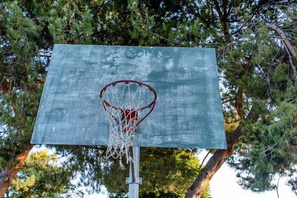 Der Rand des Basketballs — Stockfoto