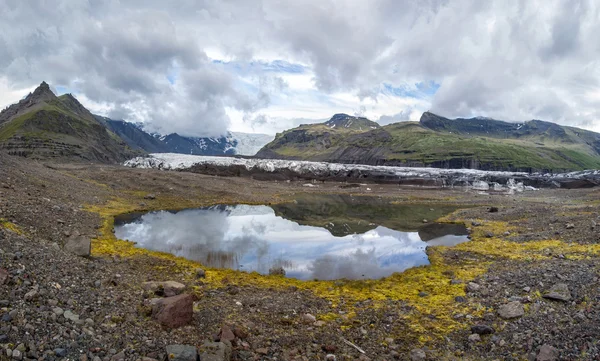 Svinafellsjokull льодовик в Скафтафетль, Ісландія — стокове фото