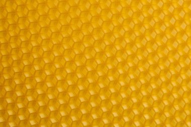 Bal peteği dokusu. Doğal mum yapma setinden bal peteği..