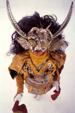 ORURO, BOLIVIA, diablada, Bolivya 'daki Oruro Karnavalı dansçıları, UNESCO Kültür Dünyası Mirası Oruro, Bolivya,
