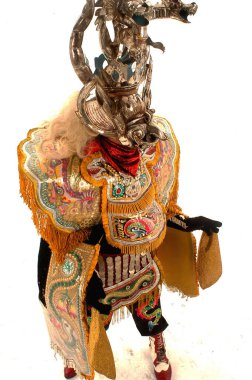 ORURO, BOLIVIA, diablada, Bolivya 'daki Oruro Karnavalı dansçıları, UNESCO Kültür Dünyası Mirası Oruro, Bolivya,