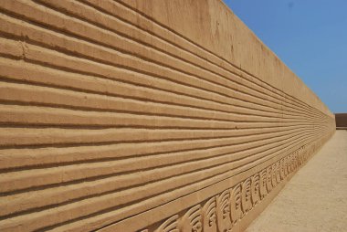 Chan Chan Chan 'ın modern Peru' daki kalıntıları Güney Amerika 'nın en eski Kolombiya öncesi şehridir.