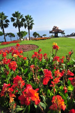 Lima, Peru Parque del Amor, Pasifik Okyanusu, Miraflores.