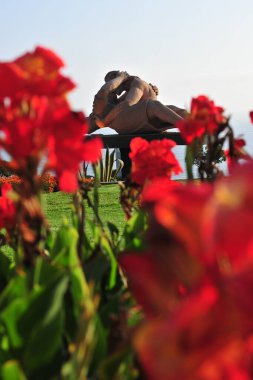 Lima, Peru, Aşıklar, Sarıl, El Beso, Heykel, Parque del Amor, Pasifik Okyanusu, Miraflores