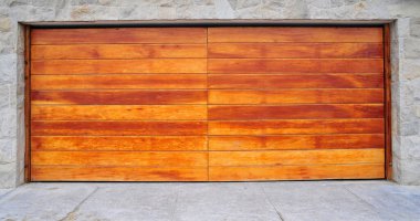 Kapalı kapı avlusu etrance ahşap