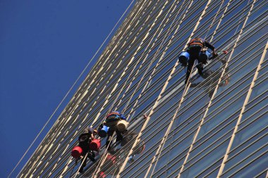 bina, yıkama, temizlik, şehir, mimari, bina, gökdelen, gökyüzü, şehir, iş, kule, modern, yüksek, mavi, yapı, buenos aires Arjantin