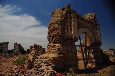 16. yüzyıl Peru Genel Valiliği sırasında Casa Madriz 'in Zaa harabeleri Lambayeque Peru nehrinin yükselişiyle yerle bir oldu.