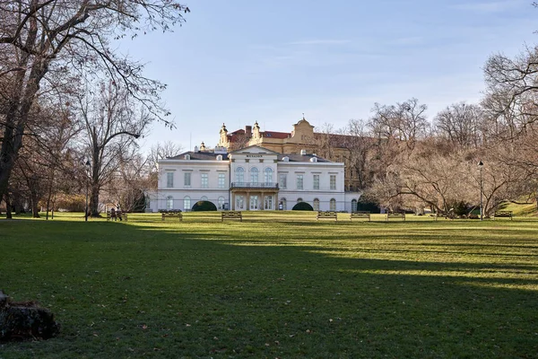 Prague Czech Republic December 2020 Summer Residence Musaion Kinsky Garden — стокове фото