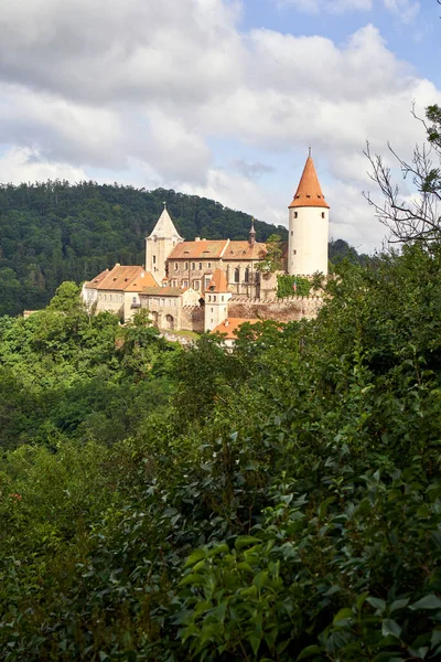 Krivoklat República Checa Julho 2021 Vista Castelo Tempo Ensolarado — Fotografia de Stock