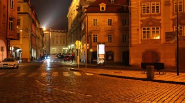 16 Şubat 2024 'te küçük Prag kasabası. 