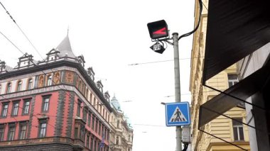 Kaerntner Ring ve Hotel Imperial tramvay kablolarıyla Avusturya 22 Ocak 2025