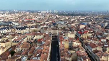 Bordeaux Bulvarı 'nın yüksek hava manzarası