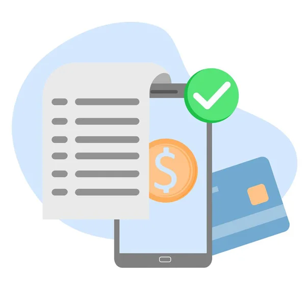 Ödeme simgesi olarak düz tasarım.