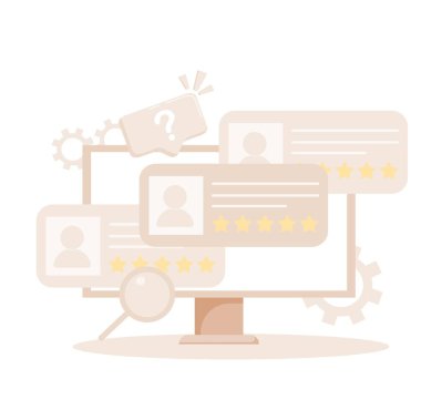 Beyaz Arkaplan ile İnsan Kaynakları İşe Alma Vektörü Tasarımı