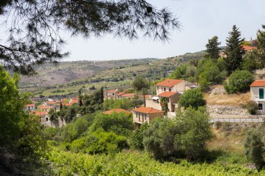 Kıbrıs'ta bir köy seyir görünüm