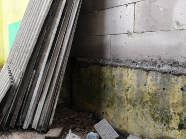 İnşaat alanı, çimento, beton ve çimento