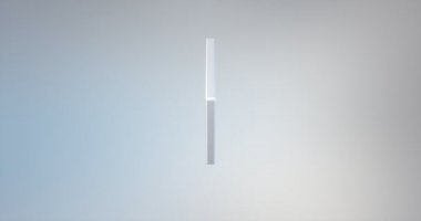 Animasyonlu ok sol beyaz 3d simgesi