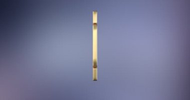 Akıllı izle altın 3d simgesi 