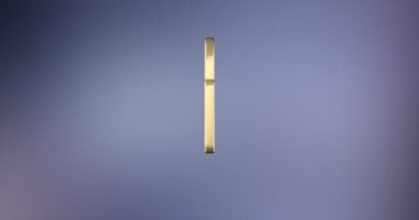 Kilit altın 3d simgesi 