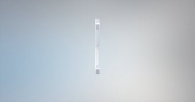 İz yok beyaz 3d simgesi