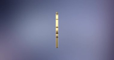 Altın 3d simge reklam