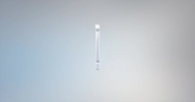 Beyaz taç 3d simgesi