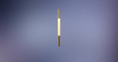 Altın 3d simge durdurmak 