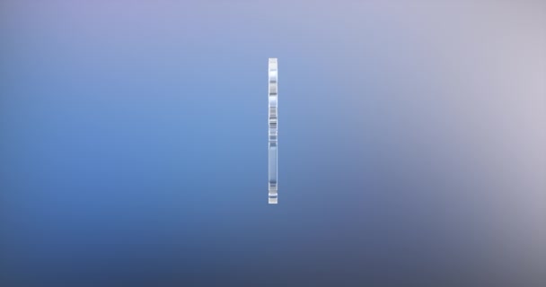 저장 전구 유리 3d 아이콘 — 비디오