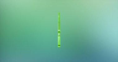 Grafik rengi oluşturan 3d simgesi