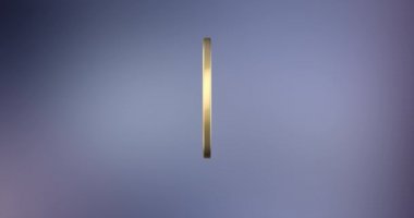 Radyasyon altın 3d simgesi