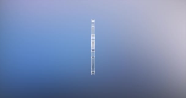 Grafik camları 3d simgesi — Stok video
