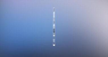 Müzik cam 3d simgesi