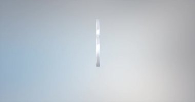 Bulut Upload beyaz 3d simgesi