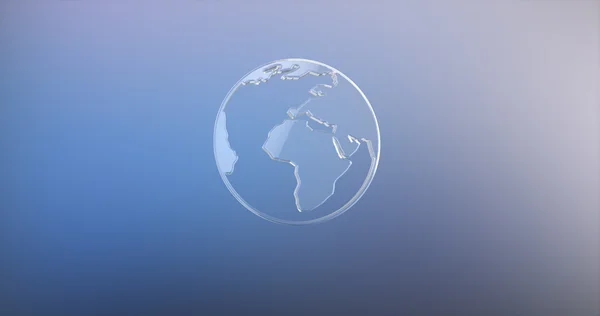 Cam dünya 3d simgesi 