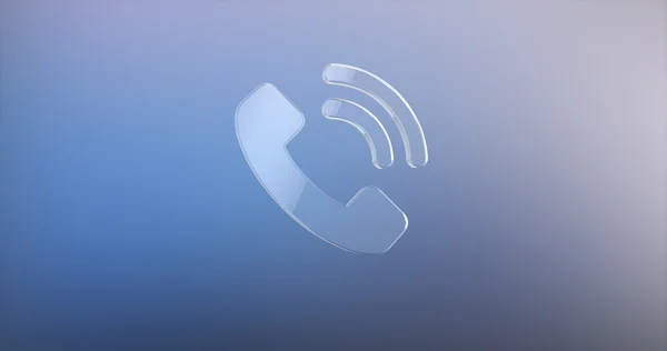 Telefon yüzük cam 3d simgesi 