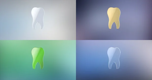 Tooth 3d Icon — Stock Photo, Image