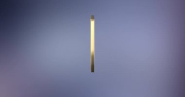 Kalkan Savunma altın 3d simgesi