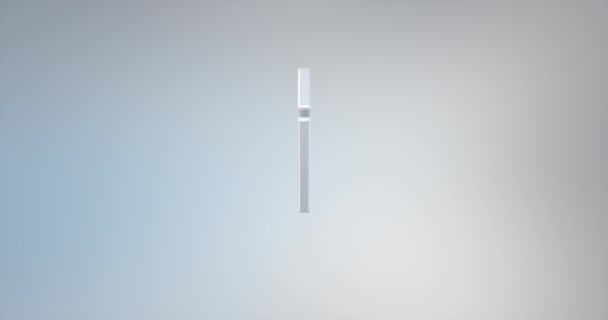 Diamond Gem White 3d Icon — Stock Video