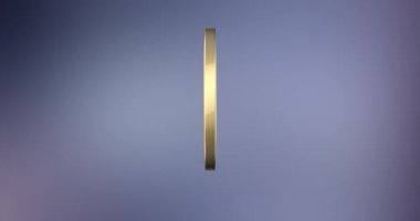 Soru rozet altın 3d simgesi